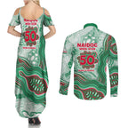 South Sydney Rabbitohs NAIDOC Week 2026 Couples Matching Summer Maxi Dress and Long Sleeve Button Shirt First Nations of Australia Aboriginal Mascot Rugby