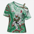 South Sydney Rabbitohs NAIDOC Week 2026 Cross Shoulder Shirt First Nations of Australia Aboriginal Mascot Rugby