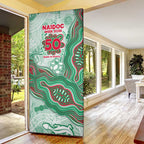 South Sydney Rabbitohs NAIDOC Week 2026 Door Cover First Nations of Australia Aboriginal Mascot Rugby