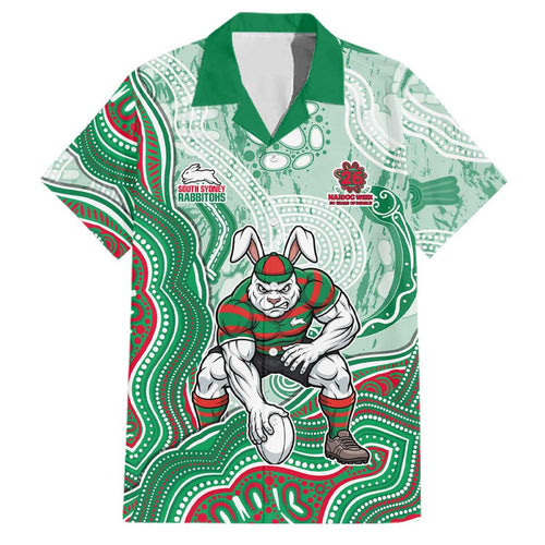 South Sydney Rabbitohs NAIDOC Week 2026 Family Matching Mermaid Dress and Hawaiian Shirt First Nations of Australia Aboriginal Mascot Rugby