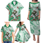 South Sydney Rabbitohs NAIDOC Week 2026 Family Matching Puletasi and Hawaiian Shirt First Nations of Australia Aboriginal Mascot Rugby