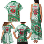 South Sydney Rabbitohs NAIDOC Week 2026 Family Matching Tank Maxi Dress and Hawaiian Shirt First Nations of Australia Aboriginal Mascot Rugby