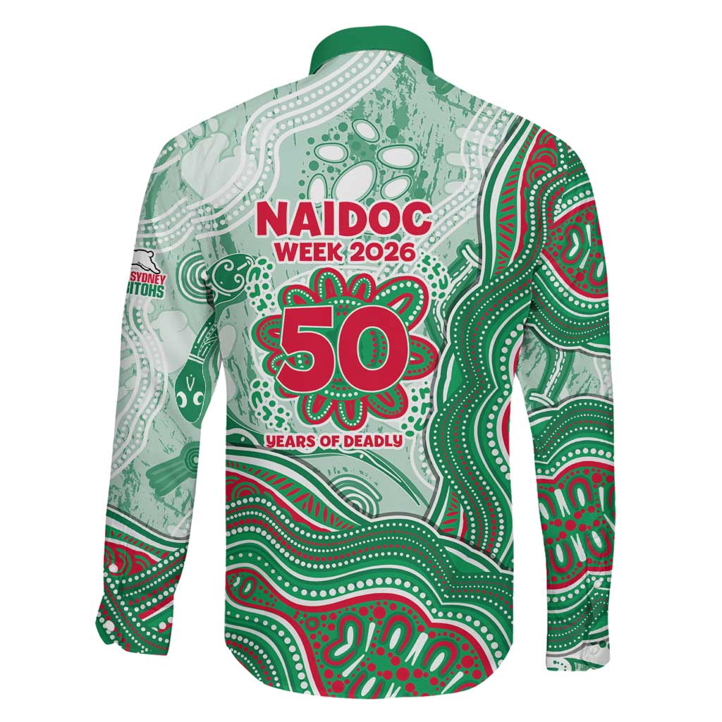 South Sydney Rabbitohs NAIDOC Week 2026 Family Matching Tank Maxi Dress and Hawaiian Shirt First Nations of Australia Aboriginal Mascot Rugby