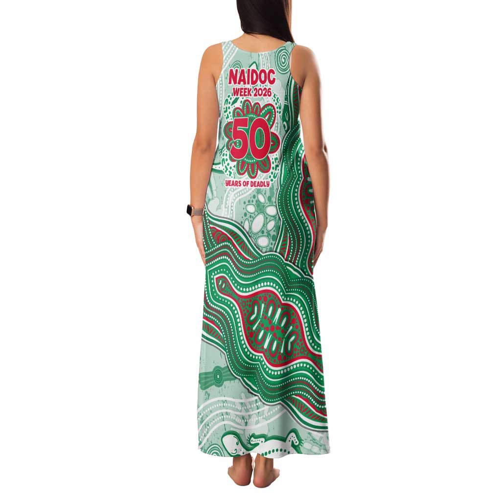 South Sydney Rabbitohs NAIDOC Week 2026 Family Matching Tank Maxi Dress and Hawaiian Shirt First Nations of Australia Aboriginal Mascot Rugby
