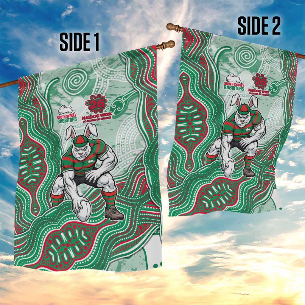 South Sydney Rabbitohs NAIDOC Week 2026 Garden Flag First Nations of Australia Aboriginal Mascot Rugby