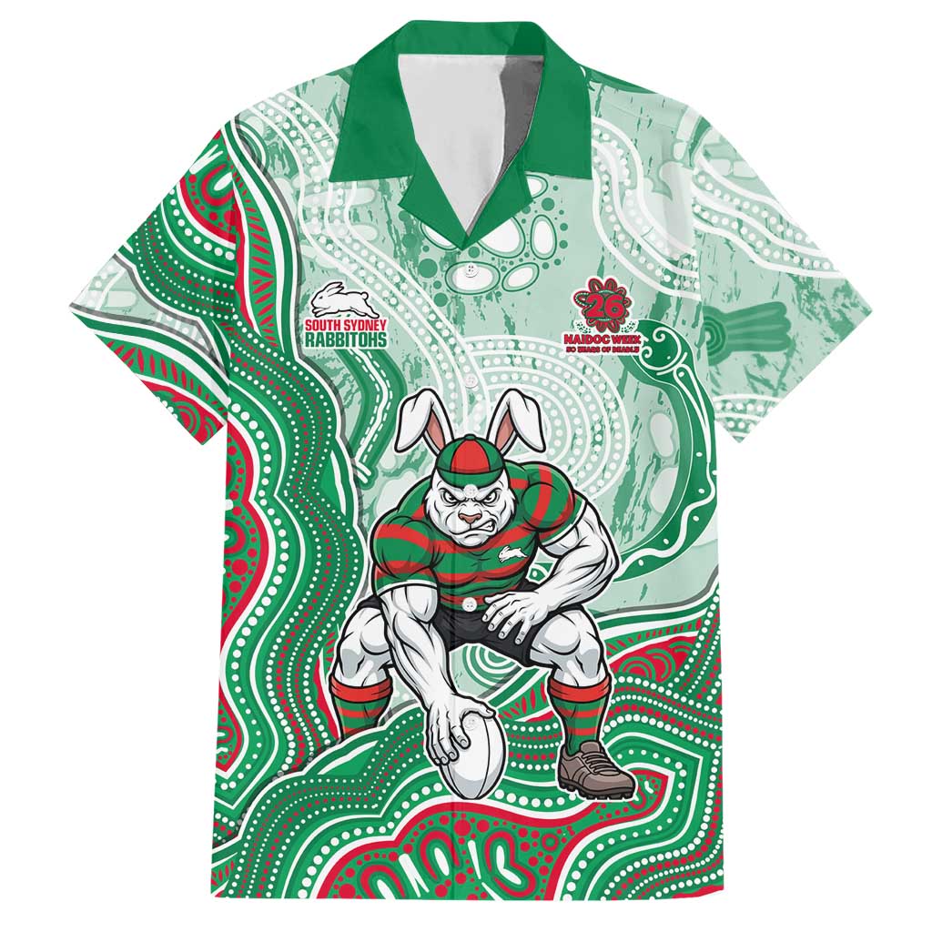 South Sydney Rabbitohs NAIDOC Week 2026 Hawaiian Shirt First Nations of Australia Aboriginal Mascot Rugby