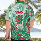 South Sydney Rabbitohs NAIDOC Week 2026 Hawaiian Shirt First Nations of Australia Aboriginal Mascot Rugby