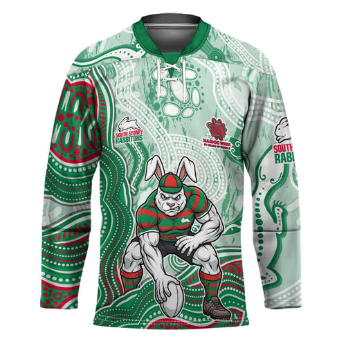 South Sydney Rabbitohs NAIDOC Week 2026 Hockey Jersey First Nations of Australia Aboriginal Mascot Rugby