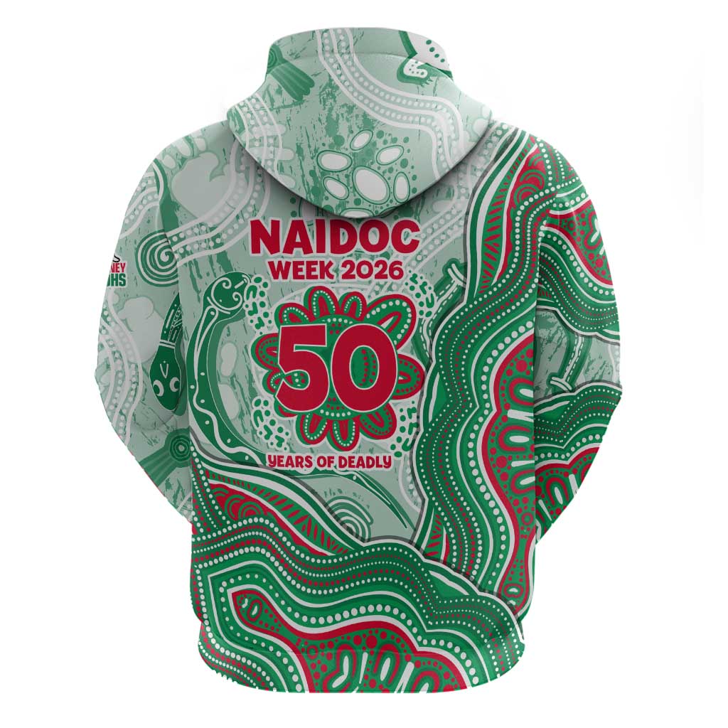 South Sydney Rabbitohs NAIDOC Week 2026 Hoodie First Nations of Australia Aboriginal Mascot Rugby