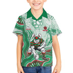 South Sydney Rabbitohs NAIDOC Week 2026 Kid Hawaiian Shirt First Nations of Australia Aboriginal Mascot Rugby