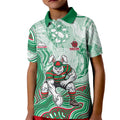 South Sydney Rabbitohs NAIDOC Week 2026 Kid Polo Shirt First Nations of Australia Aboriginal Mascot Rugby