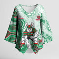 South Sydney Rabbitohs NAIDOC Week 2026 Kimono Sleeve Blouse First Nations of Australia Aboriginal Mascot Rugby