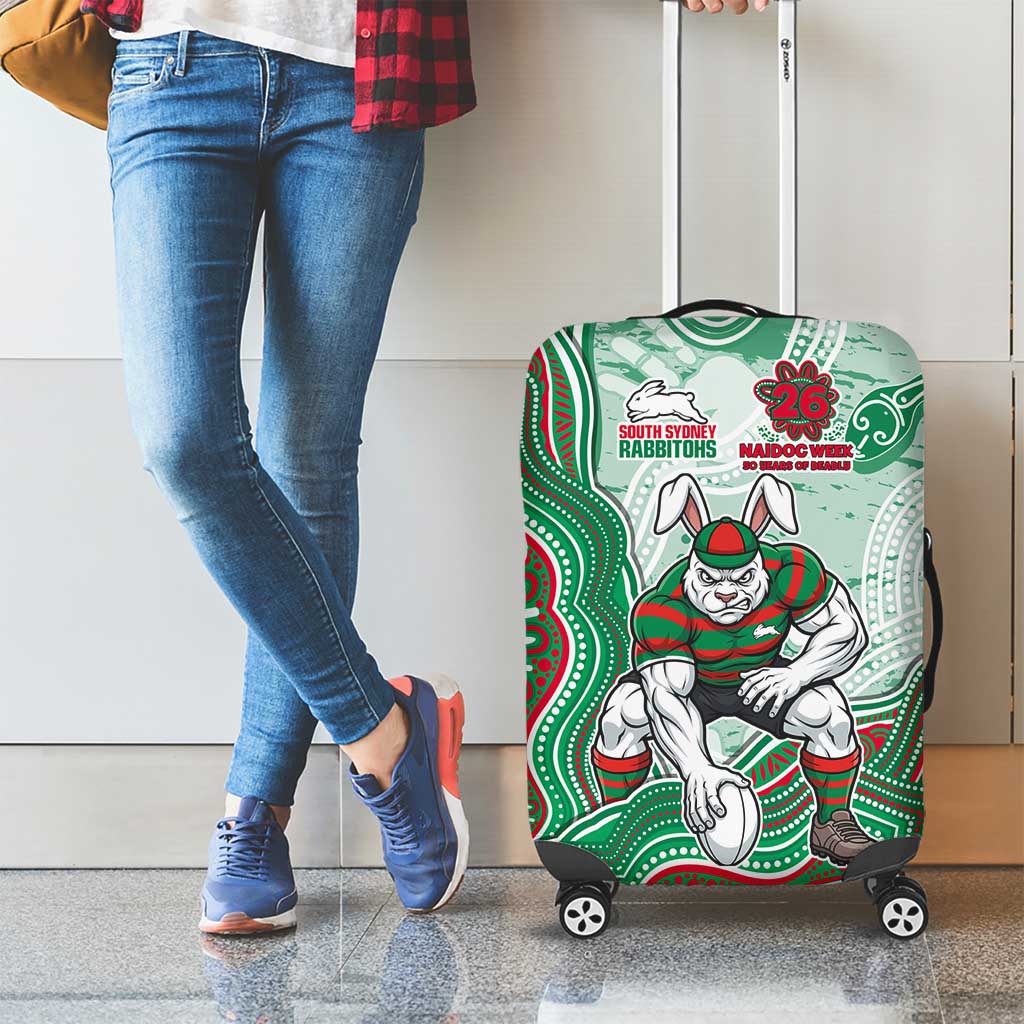 South Sydney Rabbitohs NAIDOC Week 2026 Luggage Cover First Nations of Australia Aboriginal Mascot Rugby