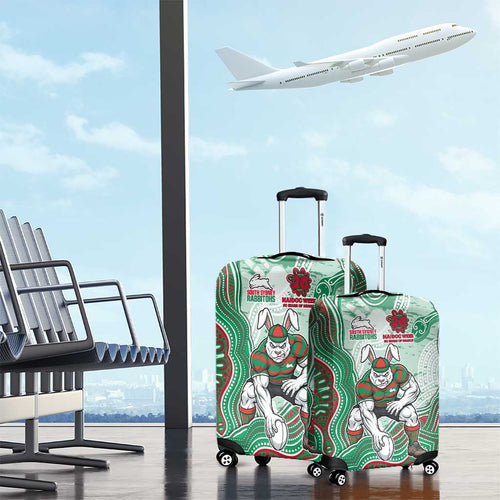 South Sydney Rabbitohs NAIDOC Week 2026 Luggage Cover First Nations of Australia Aboriginal Mascot Rugby