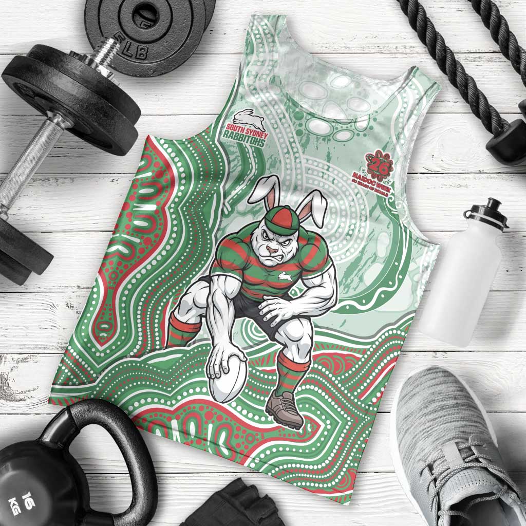 South Sydney Rabbitohs NAIDOC Week 2026 Men Tank Top First Nations of Australia Aboriginal Mascot Rugby