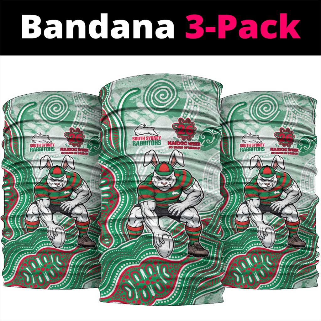South Sydney Rabbitohs NAIDOC Week 2026 Neck Gaiter First Nations of Australia Aboriginal Mascot Rugby