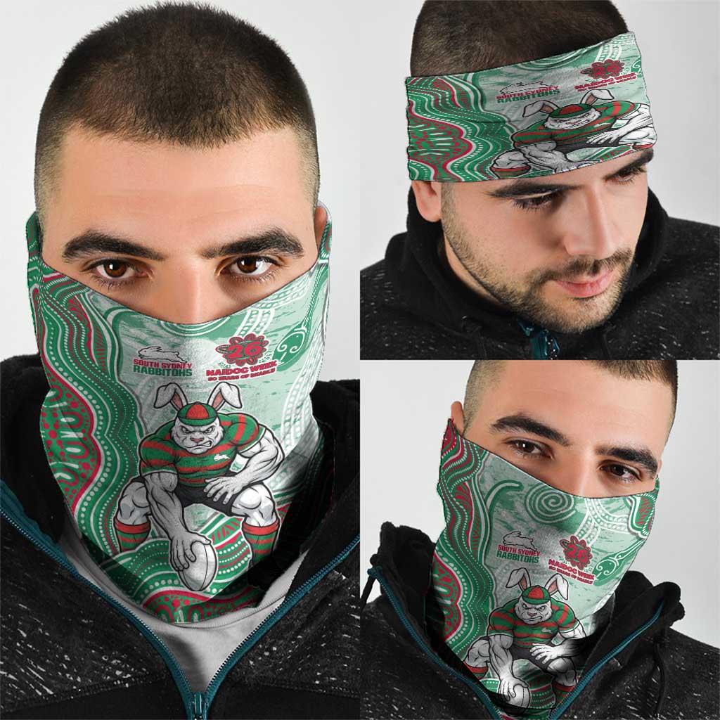 South Sydney Rabbitohs NAIDOC Week 2026 Neck Gaiter First Nations of Australia Aboriginal Mascot Rugby