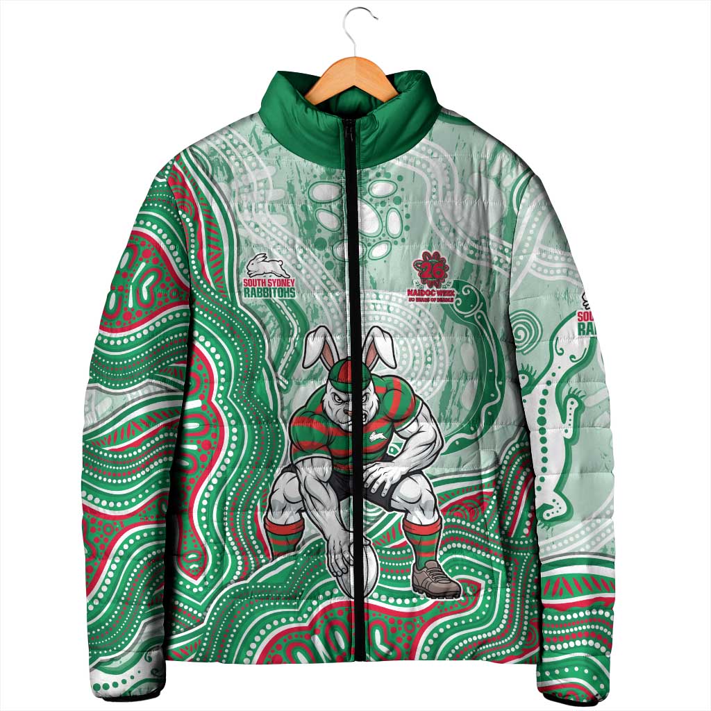 South Sydney Rabbitohs NAIDOC Week 2026 Padded Jacket First Nations of Australia Aboriginal Mascot Rugby