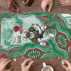 South Sydney Rabbitohs NAIDOC Week 2026 Puzzle First Nations of Australia Aboriginal Mascot Rugby