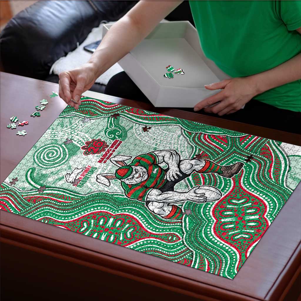 South Sydney Rabbitohs NAIDOC Week 2026 Puzzle First Nations of Australia Aboriginal Mascot Rugby