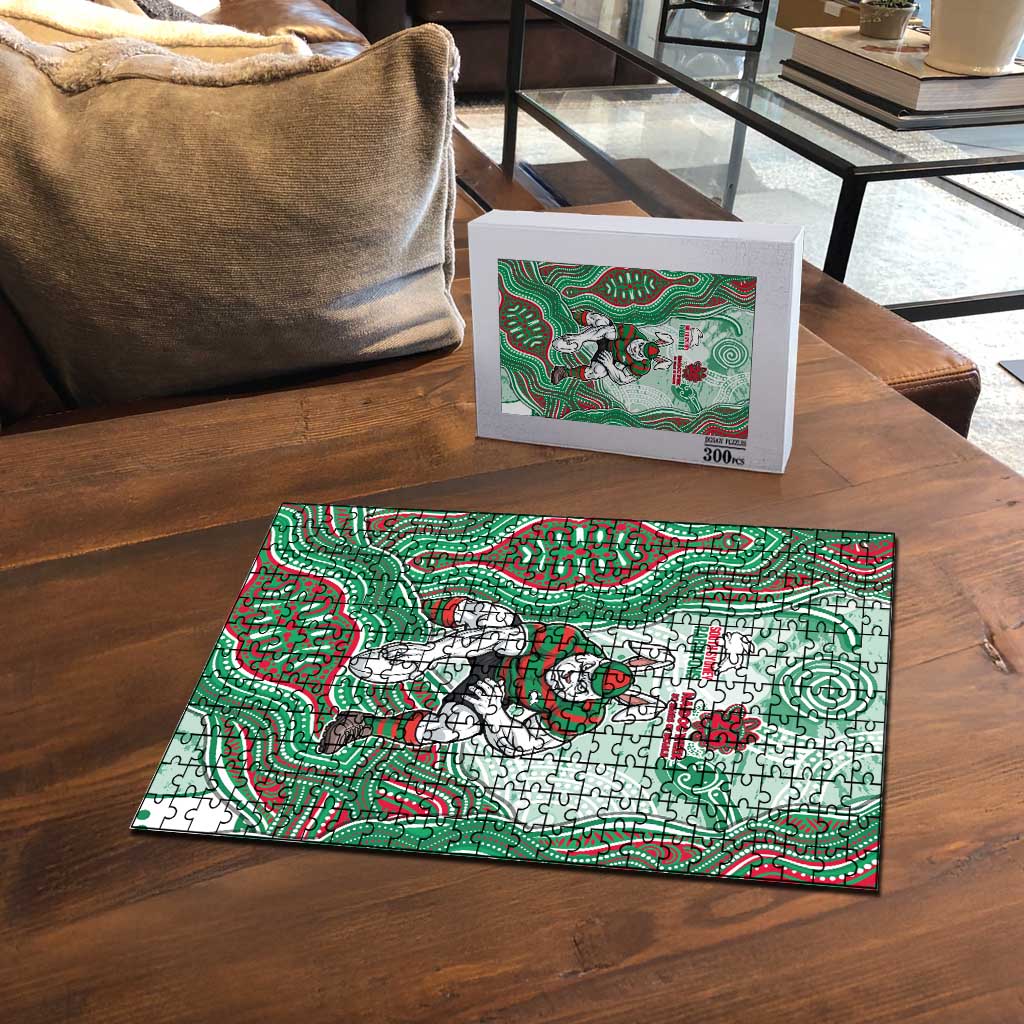 South Sydney Rabbitohs NAIDOC Week 2026 Puzzle First Nations of Australia Aboriginal Mascot Rugby