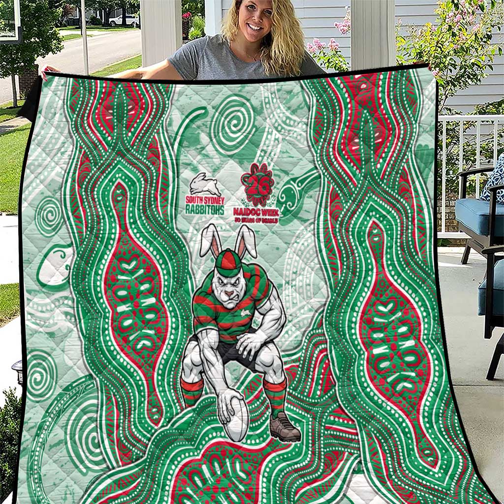 South Sydney Rabbitohs NAIDOC Week 2026 Quilt First Nations of Australia Aboriginal Mascot Rugby