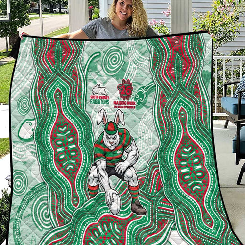 South Sydney Rabbitohs NAIDOC Week 2026 Quilt First Nations of Australia Aboriginal Mascot Rugby