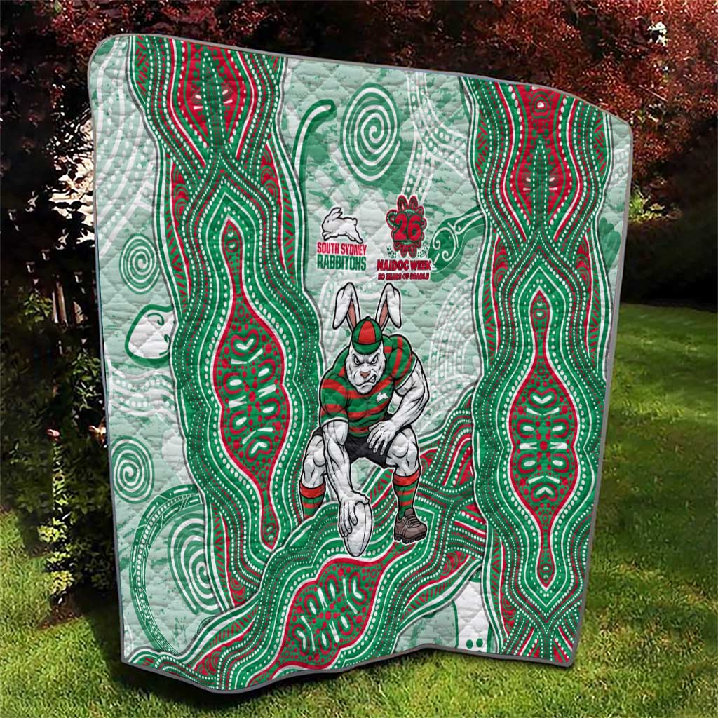 South Sydney Rabbitohs NAIDOC Week 2026 Quilt First Nations of Australia Aboriginal Mascot Rugby