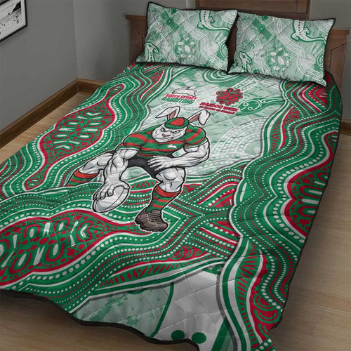 South Sydney Rabbitohs NAIDOC Week 2026 Quilt Bed Set First Nations of Australia Aboriginal Mascot Rugby