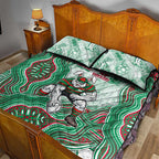 South Sydney Rabbitohs NAIDOC Week 2026 Quilt Bed Set First Nations of Australia Aboriginal Mascot Rugby