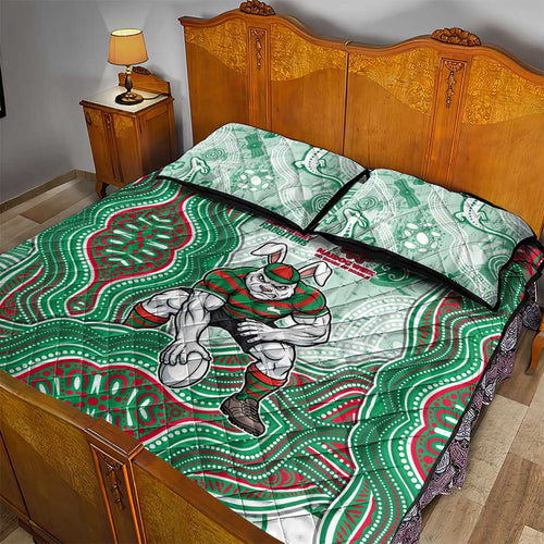 South Sydney Rabbitohs NAIDOC Week 2026 Quilt Bed Set First Nations of Australia Aboriginal Mascot Rugby