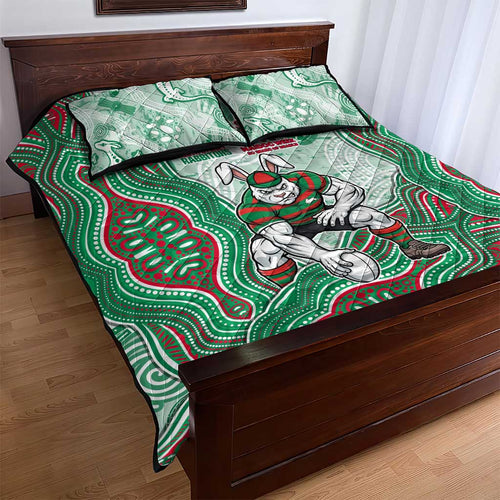 South Sydney Rabbitohs NAIDOC Week 2026 Quilt Bed Set First Nations of Australia Aboriginal Mascot Rugby