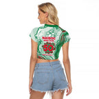 South Sydney Rabbitohs NAIDOC Week 2026 Raglan Cropped T Shirt First Nations of Australia Aboriginal Mascot Rugby