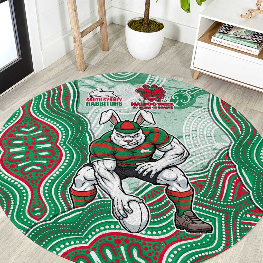 South Sydney Rabbitohs NAIDOC Week 2026 Round Carpet First Nations of Australia Aboriginal Mascot Rugby