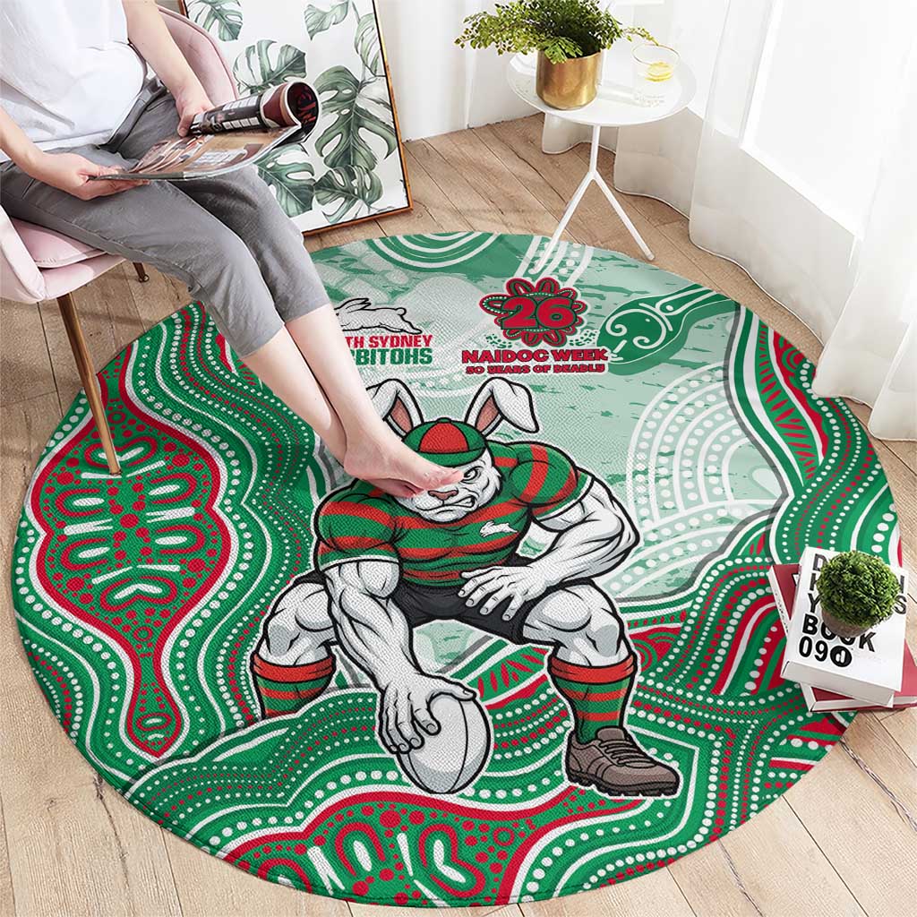 South Sydney Rabbitohs NAIDOC Week 2026 Round Carpet First Nations of Australia Aboriginal Mascot Rugby