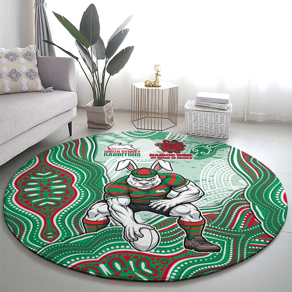 South Sydney Rabbitohs NAIDOC Week 2026 Round Carpet First Nations of Australia Aboriginal Mascot Rugby