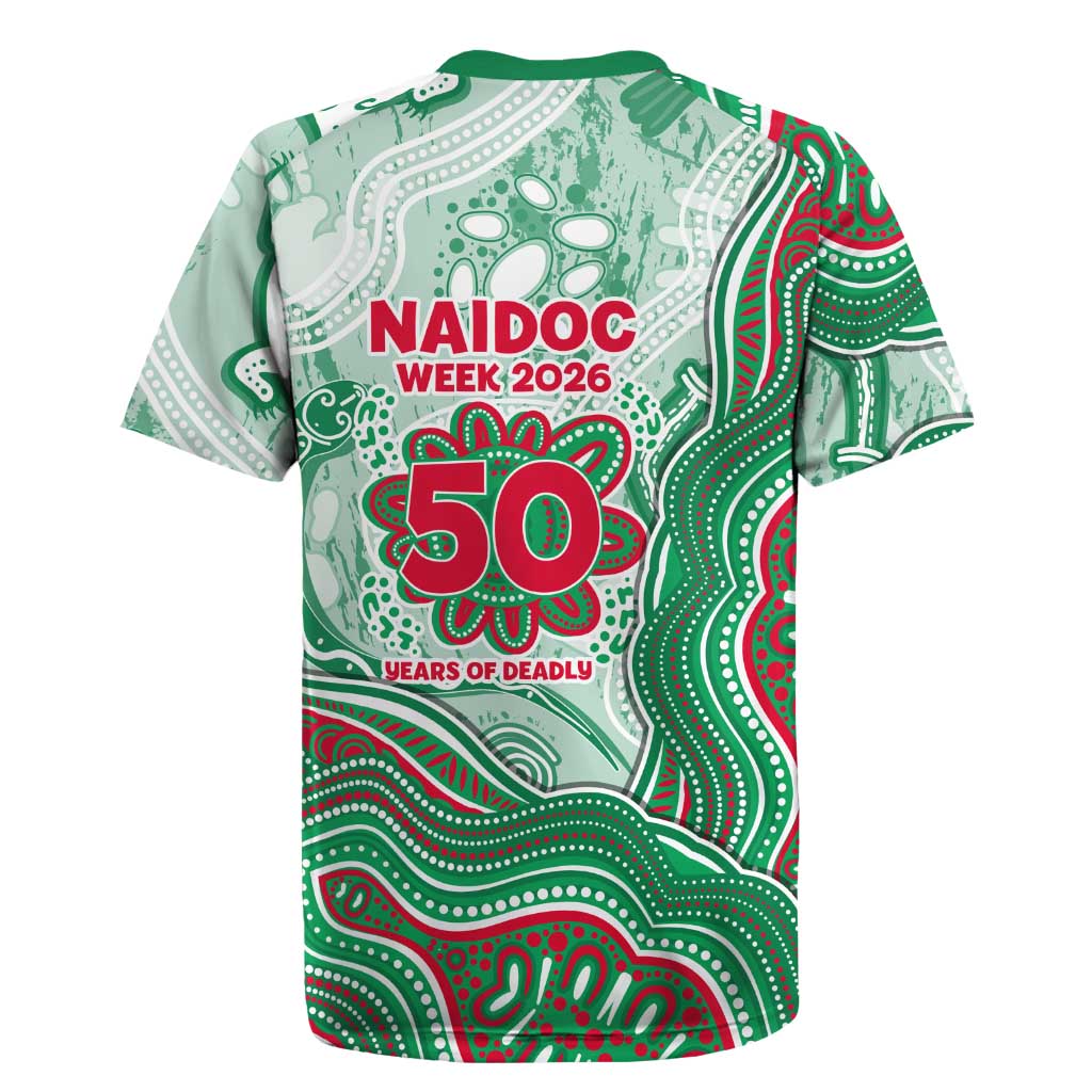 South Sydney Rabbitohs NAIDOC Week 2026 Rugby Jersey First Nations of Australia Aboriginal Mascot Rugby