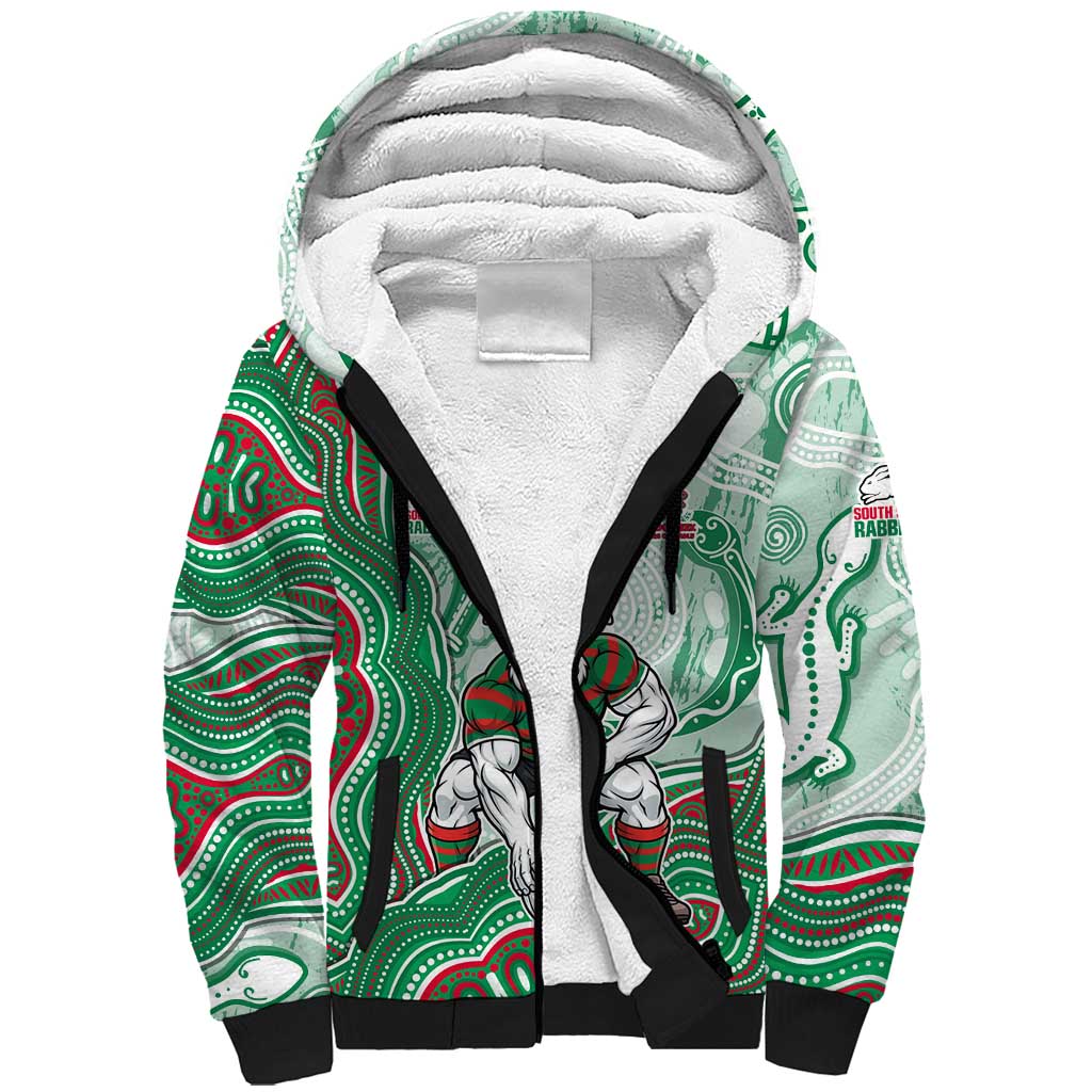 South Sydney Rabbitohs NAIDOC Week 2026 Sherpa Hoodie First Nations of Australia Aboriginal Mascot Rugby