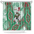 South Sydney Rabbitohs NAIDOC Week 2026 Shower Curtain First Nations of Australia Aboriginal Mascot Rugby