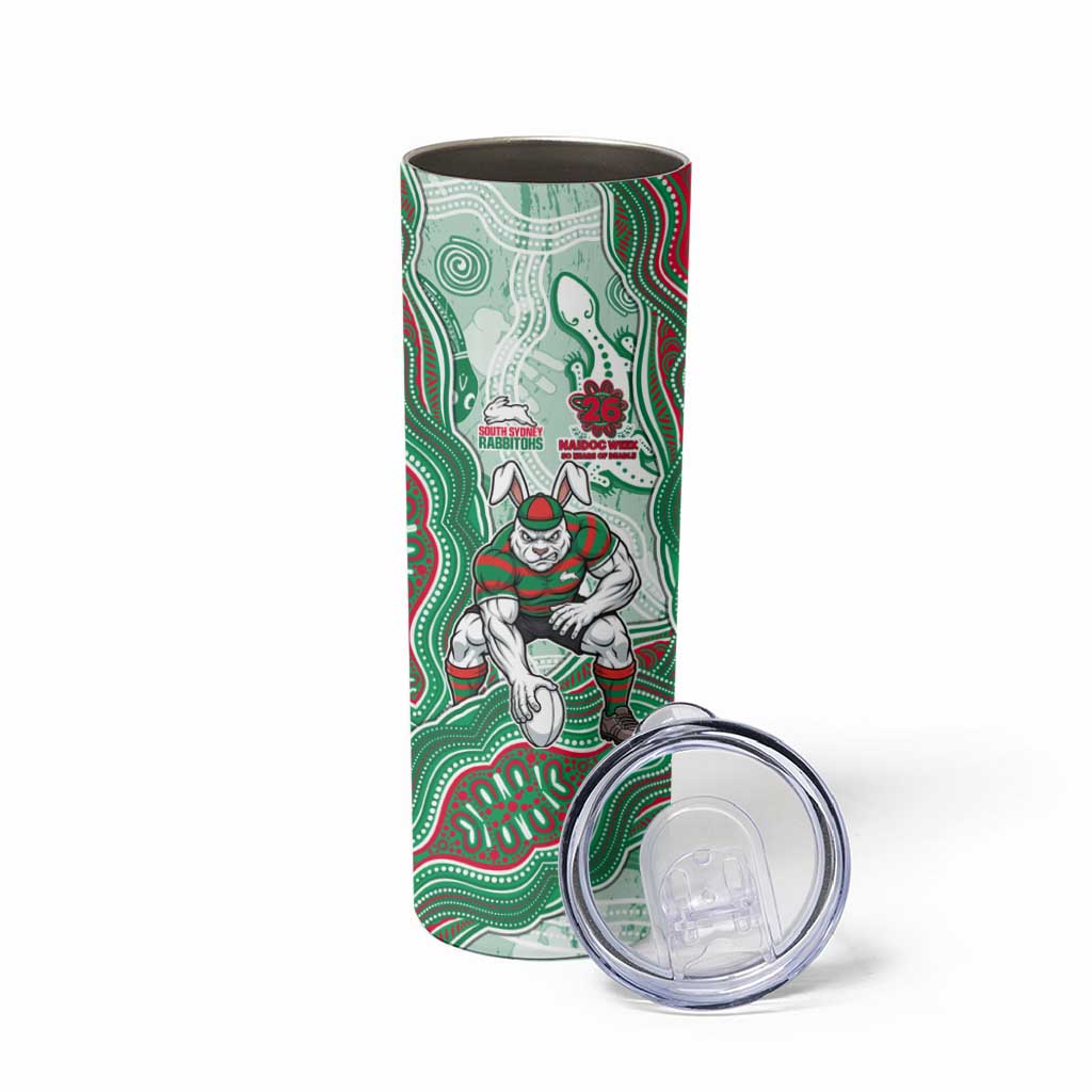 South Sydney Rabbitohs NAIDOC Week 2026 Skinny Tumbler First Nations of Australia Aboriginal Mascot Rugby