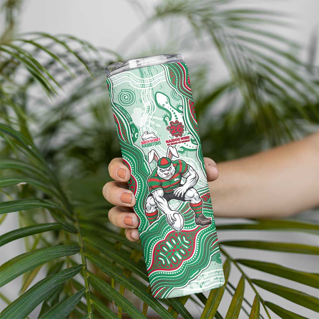 South Sydney Rabbitohs NAIDOC Week 2026 Skinny Tumbler First Nations of Australia Aboriginal Mascot Rugby