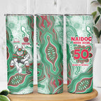 South Sydney Rabbitohs NAIDOC Week 2026 Skinny Tumbler First Nations of Australia Aboriginal Mascot Rugby