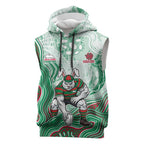 South Sydney Rabbitohs NAIDOC Week 2026 Sleeveless Hoodie First Nations of Australia Aboriginal Mascot Rugby