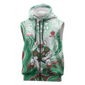 South Sydney Rabbitohs NAIDOC Week 2026 Sleeveless Zip Hoodie First Nations of Australia Aboriginal Mascot Rugby