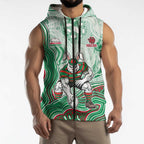 South Sydney Rabbitohs NAIDOC Week 2026 Sleeveless Zip Hoodie First Nations of Australia Aboriginal Mascot Rugby