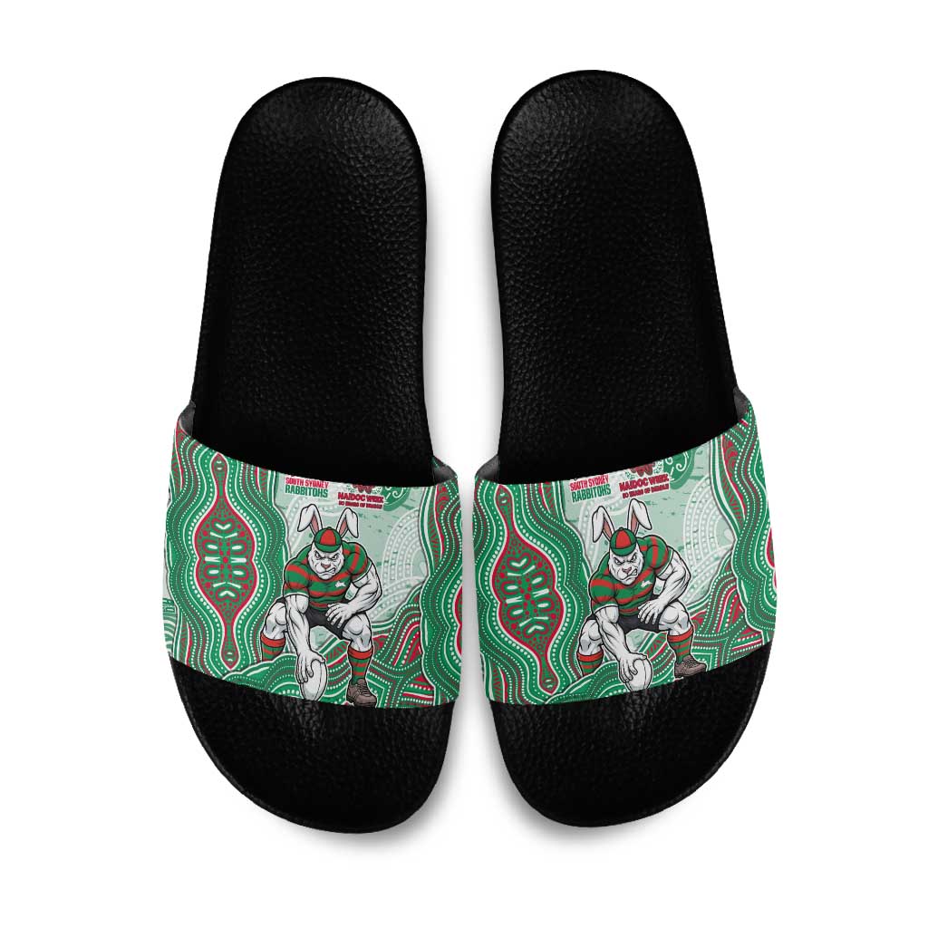 South Sydney Rabbitohs NAIDOC Week 2026 Slide Sandals First Nations of Australia Aboriginal Mascot Rugby