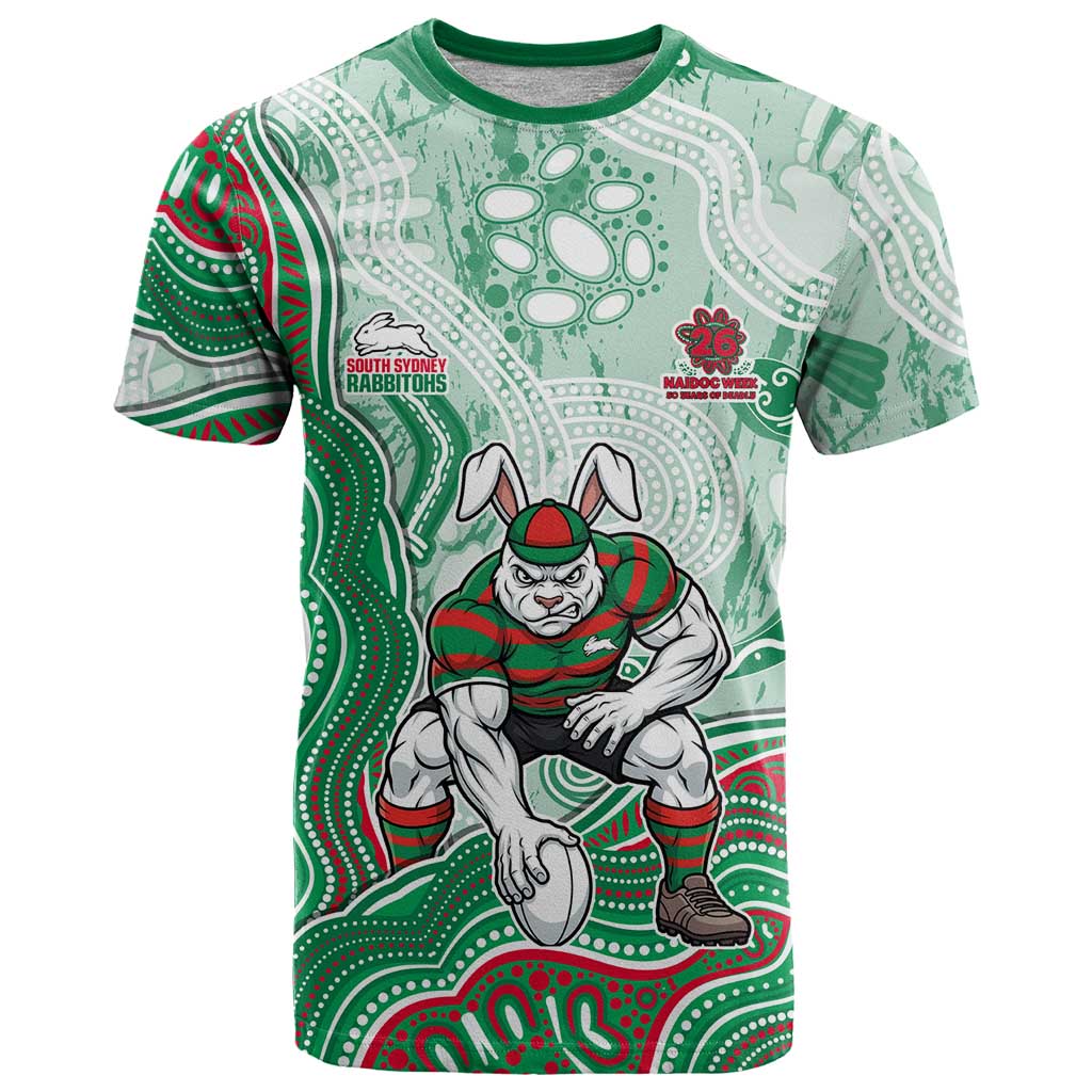 South Sydney Rabbitohs NAIDOC Week 2026 T Shirt First Nations of Australia Aboriginal Mascot Rugby