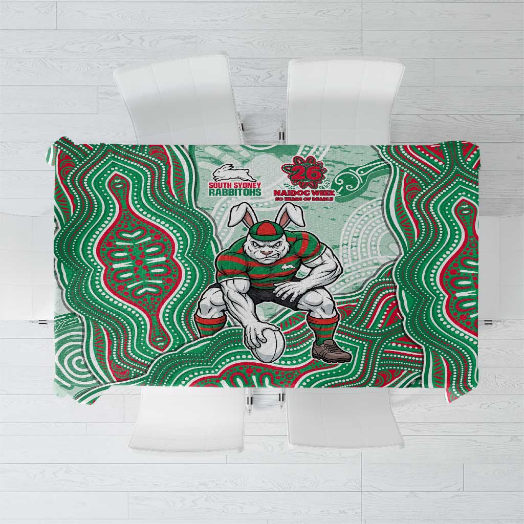 South Sydney Rabbitohs NAIDOC Week 2026 Tablecloth First Nations of Australia Aboriginal Mascot Rugby
