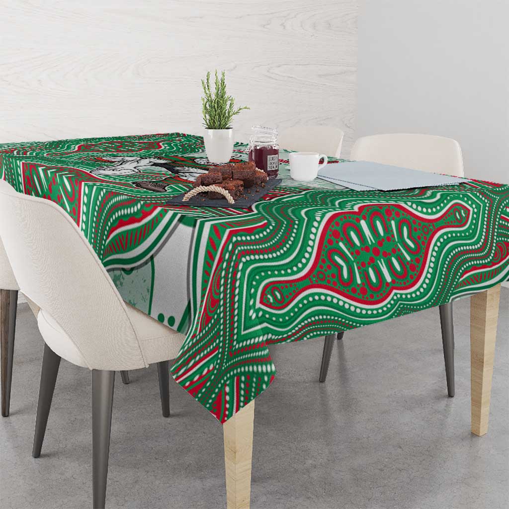 South Sydney Rabbitohs NAIDOC Week 2026 Tablecloth First Nations of Australia Aboriginal Mascot Rugby