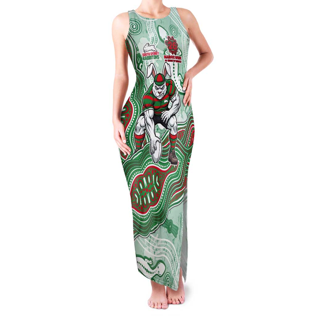 South Sydney Rabbitohs NAIDOC Week 2026 Tank Maxi Dress First Nations of Australia Aboriginal Mascot Rugby